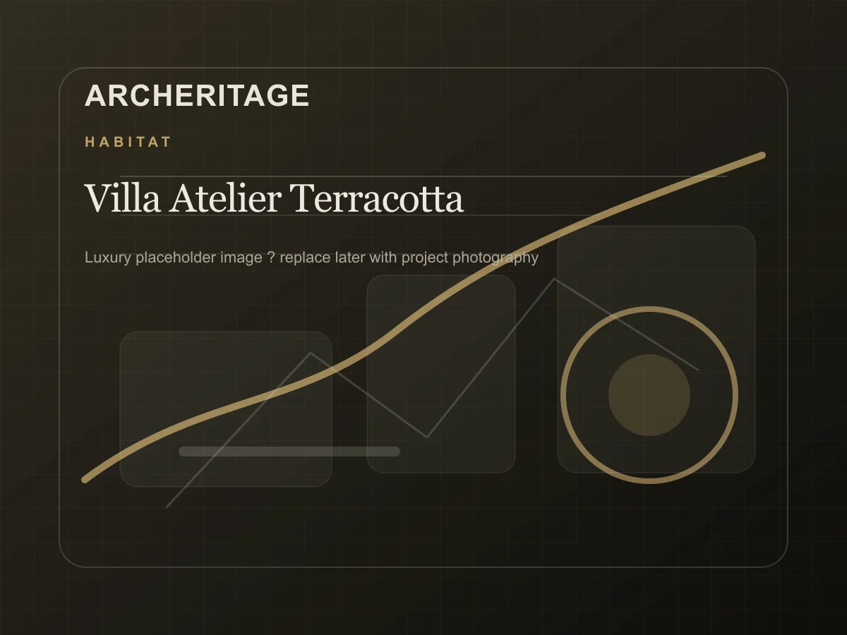 Villa contemporaine à façade minimaliste
